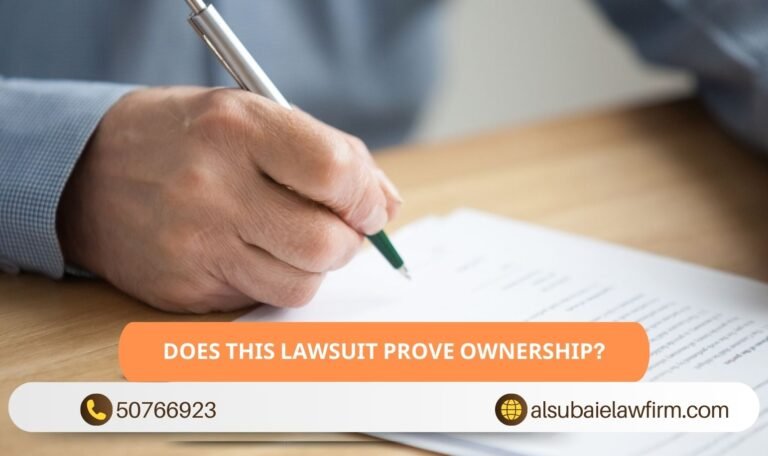 Does This Lawsuit Prove Ownership