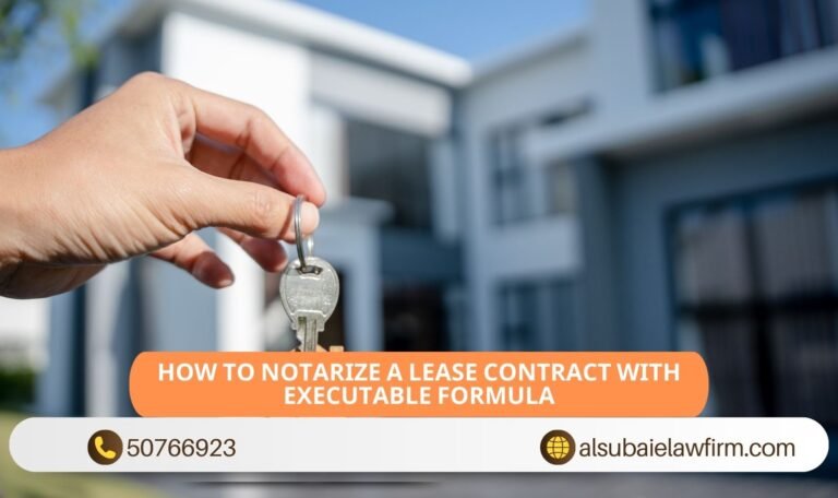 How to Notarize a Lease Contract with Executable Formula