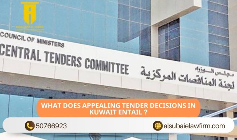 What Does Appealing Tender Decisions in Kuwait Entail