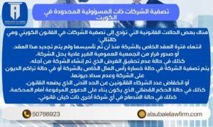 تصفية الشركات ذات المسؤولية المحدودة في الكويت